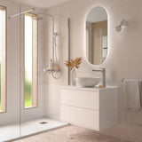 Mueble de Baño con Encimera y 3 Cajones Salgar Optimus Blanco Satinado