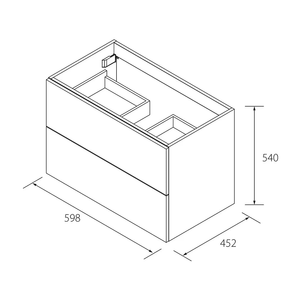 Mueble de Baño Suspendido con Lavabo Salgar - Vista 6