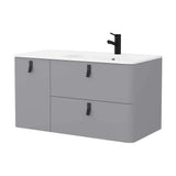 Mueble de Baño con Lavabo Salgar Uniiq 120 cm Gris Humo
