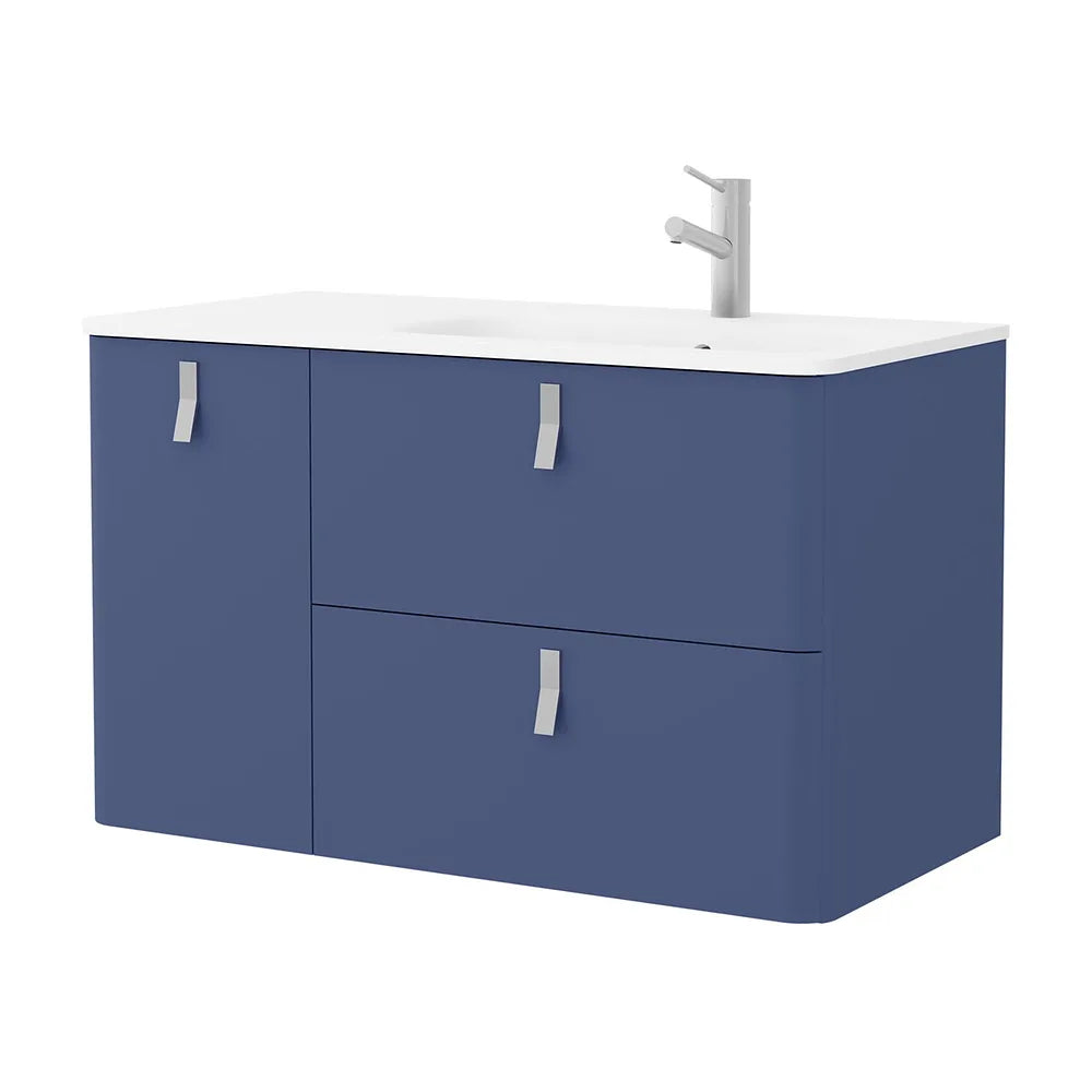 Mueble de Baño con Lavabo Salgar Uniiq 120 cm Azul - Vista 1