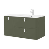 Bathroom Vanity Unit with Basin Salgar Uniiq 120 cm Forest Green