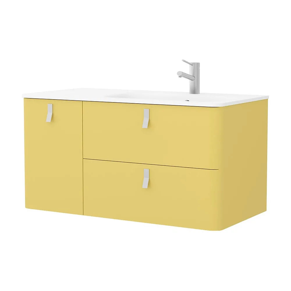 Mueble de Baño con Lavabo Salgar Uniiq 120 cm Amarillo Paja - Vista 1