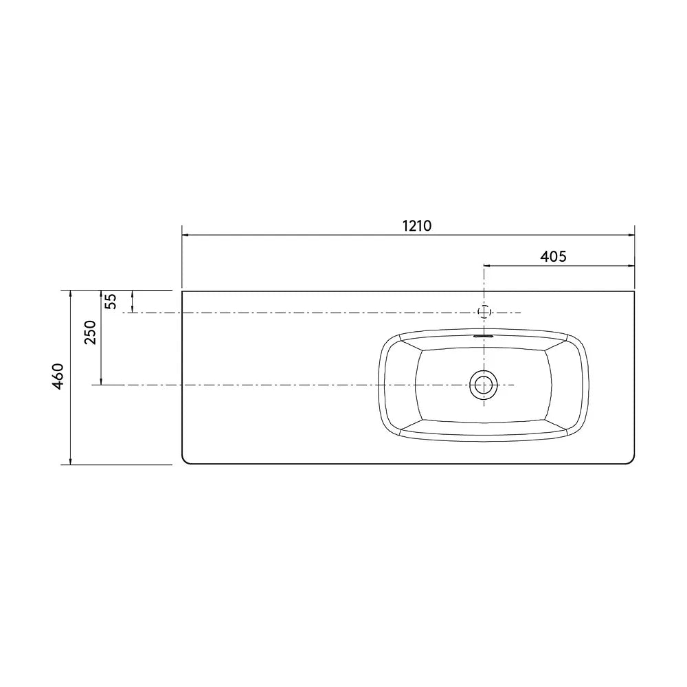 Mueble de Baño con Patas con Lavabo Salgar Uniiq 120 cm Verde Salvia - Vista 10
