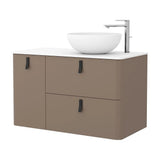 Mueble de Baño Suspendido Lavabo sobre Encimera Salgar Uniiq 120 cm
