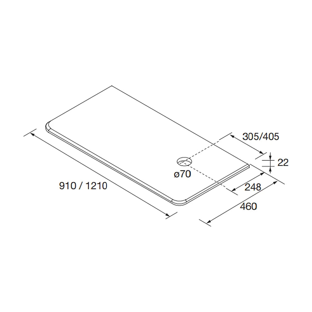 Mueble de Baño con Patas Lavabo sobre Encimera Salgar Uniiq 120 cm - Vista 18
