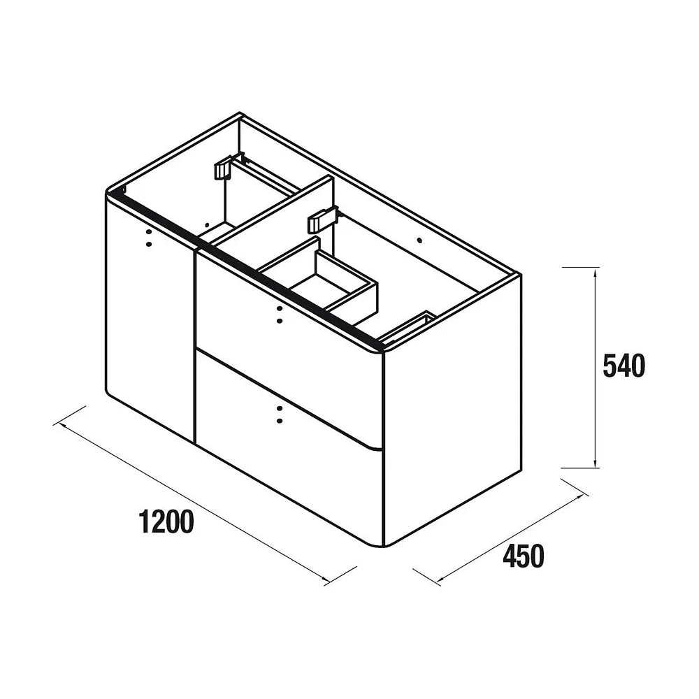 Mueble de Baño con Lavabo Salgar Uniiq 120 cm - Vista 14
