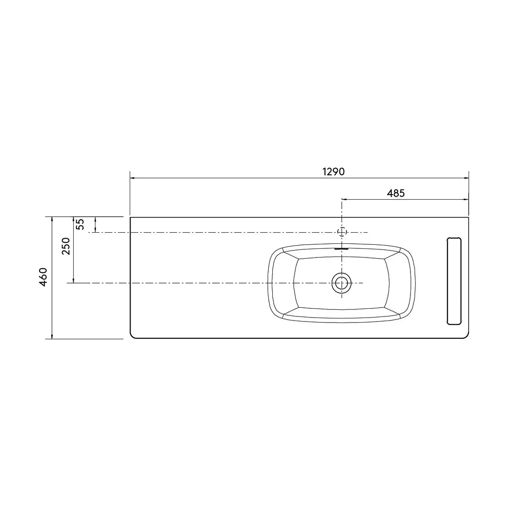 Mueble de Baño con Lavabo Salgar Uniiq 120 cm - Vista 15