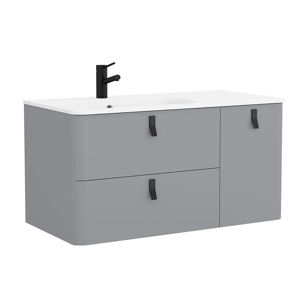 Mueble de Baño con Lavabo Salgar Uniiq 120 cm Gris Humo - Vista 1