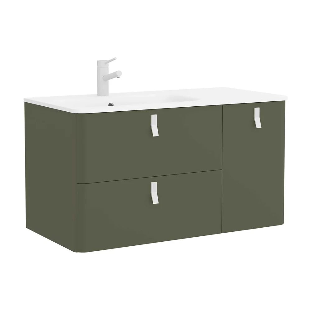 Mueble de Baño con Lavabo Salgar Uniiq 120 cm Verde Bosque - Vista 1