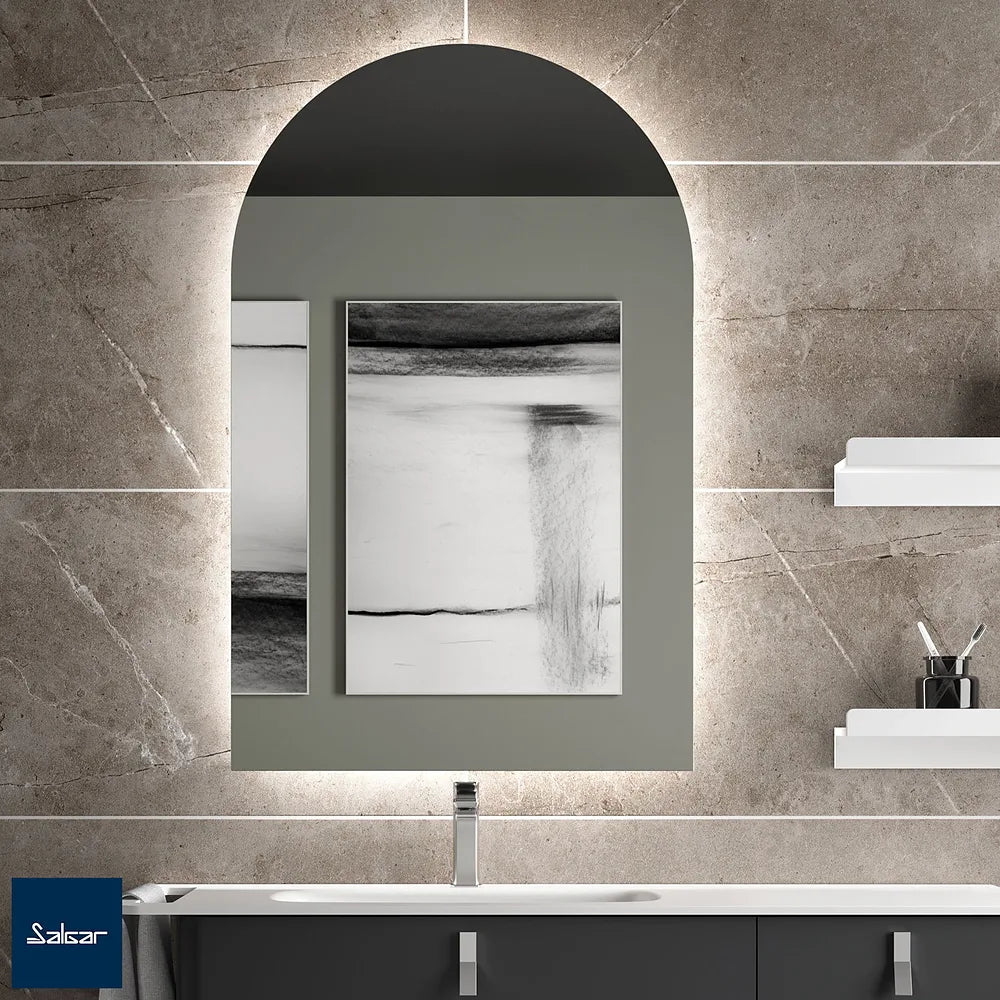 Mueble de Baño con Lavabo Salgar Uniiq 120 cm Gris Antracita - Vista 11