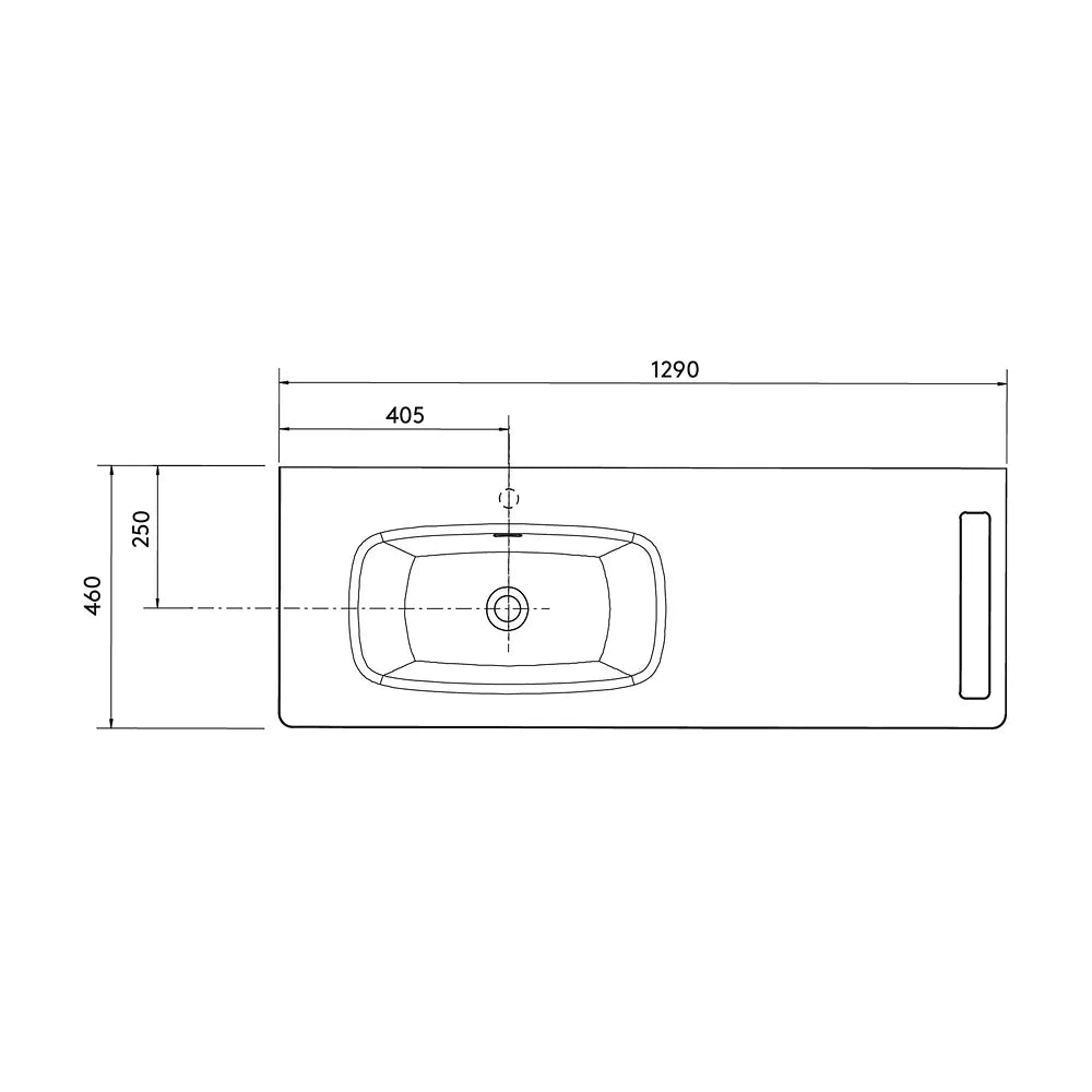 Mueble de Baño con Lavabo Salgar Uniiq 120 cm Gris Antracita - Vista 19