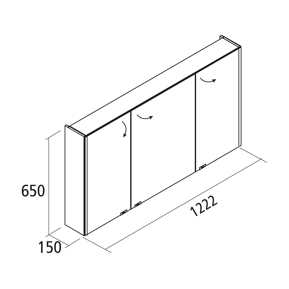 Mueble de Baño con Lavabo Salgar Uniiq 120 cm - Vista 13