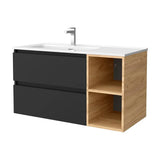 Mueble de Baño Salgar Bequia Negro Mate