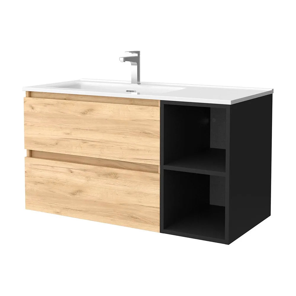 Mueble de Baño Salgar Bequia Negro Mate - Vista 1