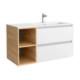 Meuble de Salle de Bain Salgar Bequia Blanc Mat