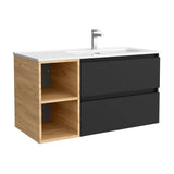 Bathroom Vanity Unit Salgar Bequia Matte Black