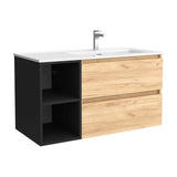 Bathroom Vanity Unit Salgar Bequia Matte Black