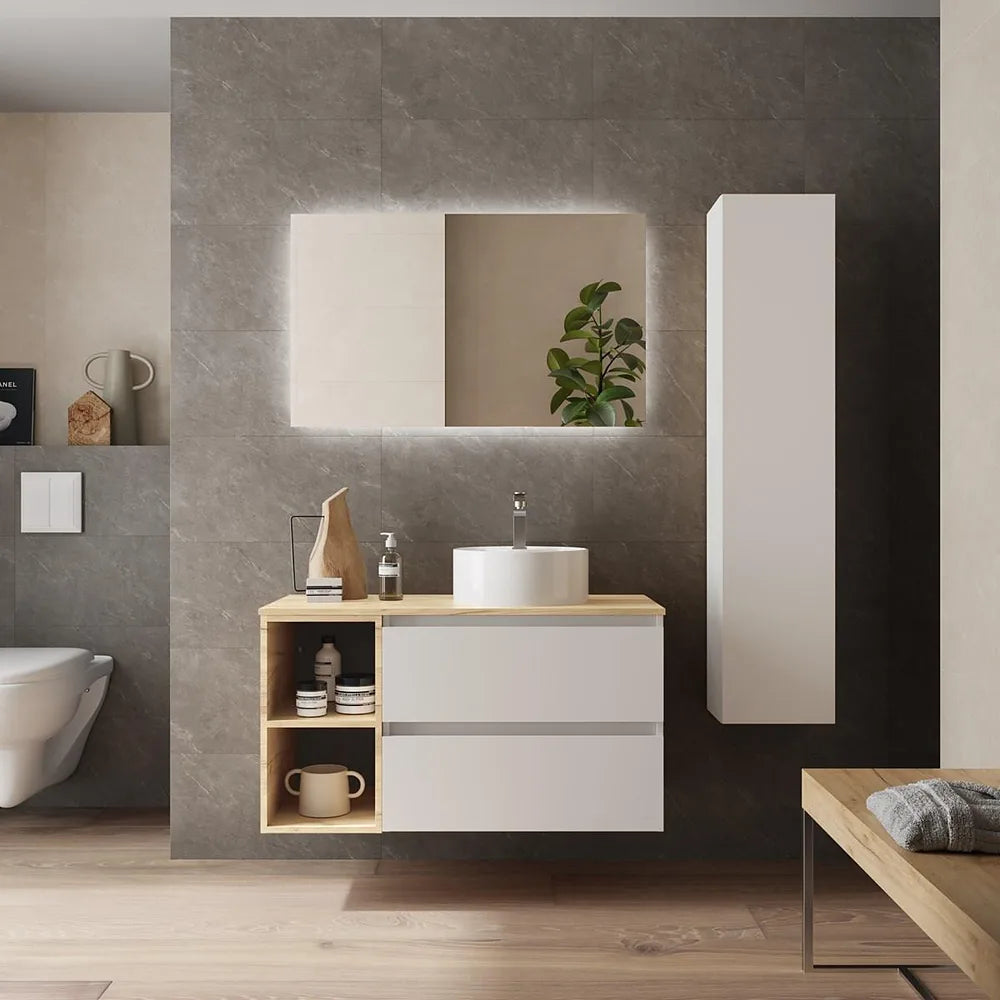 Mueble de Baño Salgar Bequia Blanco Mate - Vista 3