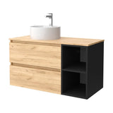 Bathroom Vanity Unit Salgar Bequia Matte Black