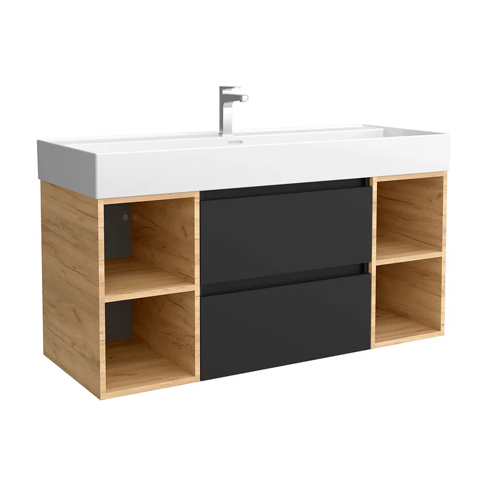 Mueble de Baño Salgar Bequia Negro Mate - Vista 1