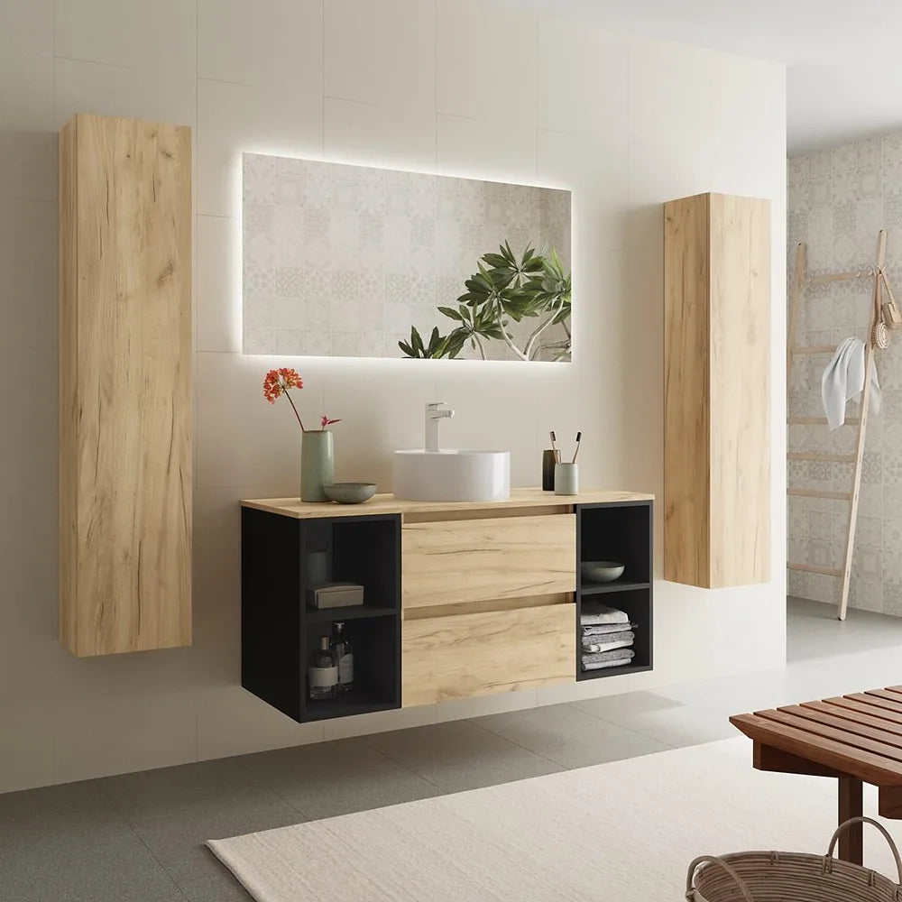 Mueble de Baño Salgar Bequia Negro Mate - Vista 3