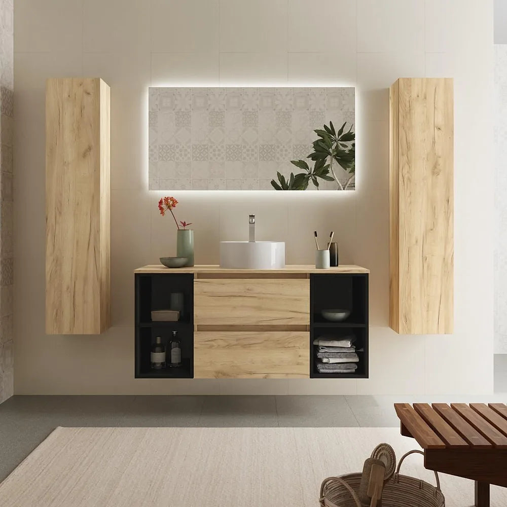 Mueble de Baño Salgar Bequia Negro Mate - Vista 2