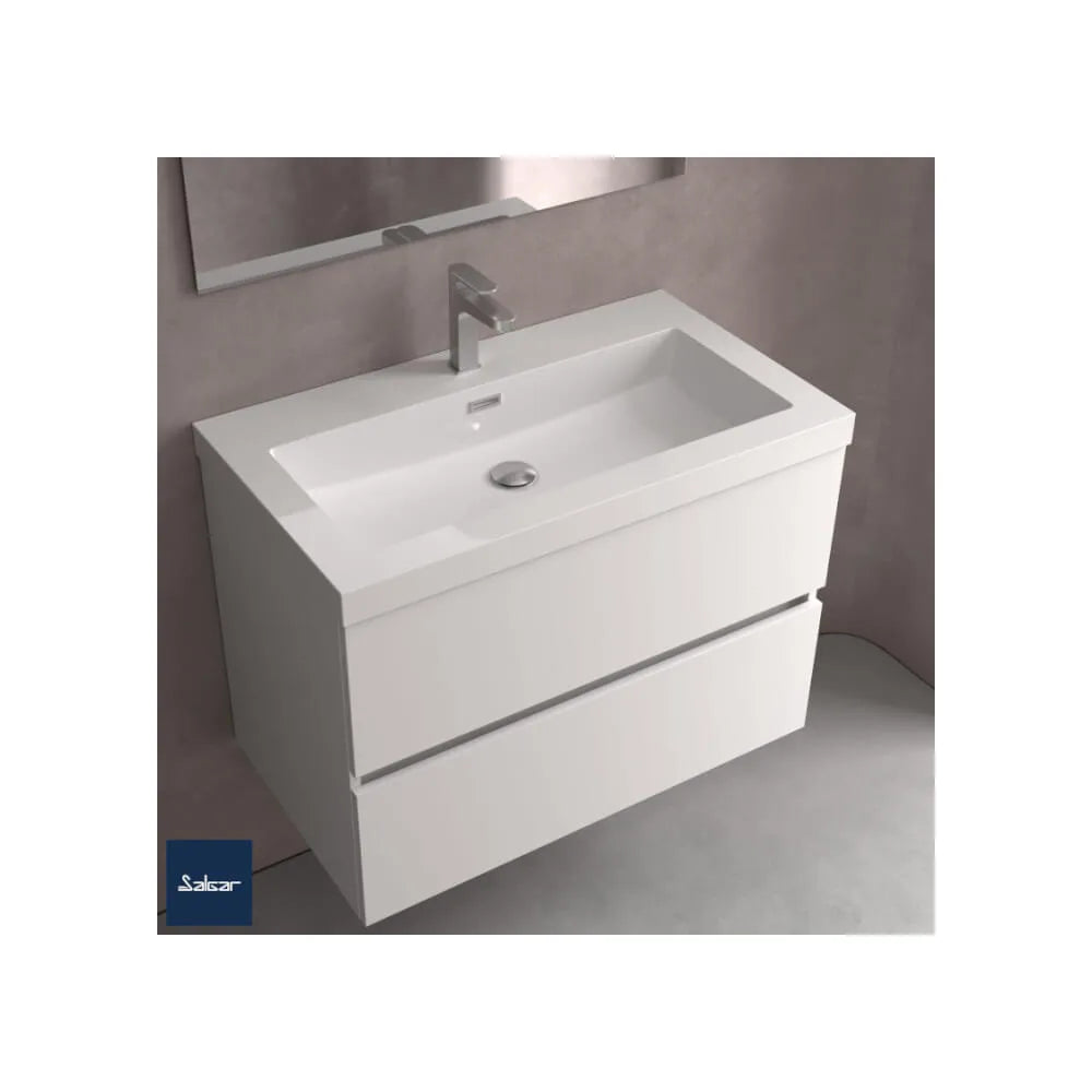 Mueble de Baño con Patas con Lavabo y 3 Cajones Salgar Spirit 100 cm - Vista 4