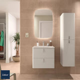Mueble de Baño Suspendido con Lavabo y 2 Cajones Salgar Uniiq 60 cm