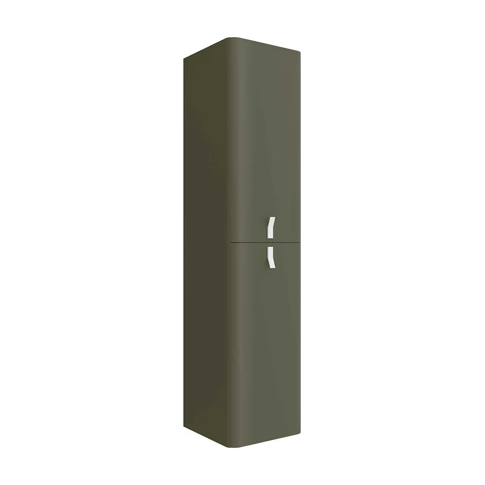 Mueble de Baño Suspendido con Lavabo y 2 Cajones Salgar Uniiq 80 cm Verde Bosque - Vista 4