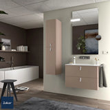 Mueble de Baño Suspendido con Lavabo y 2 Cajones Salgar Uniiq 80 cm
