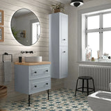 Mueble de Baño 2 Cajones Salgar Renoir Azul