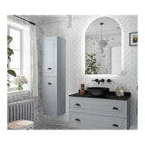 Mueble de Baño 2 Cajones Salgar Renoir 100 cm Azul