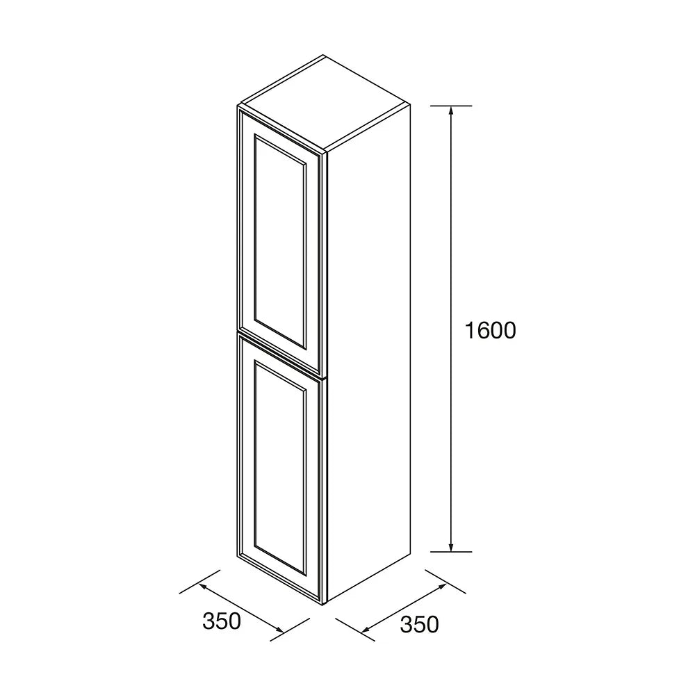 Mueble de Baño 2 Cajones Salgar Renoir 60 cm Blanco - Vista 13