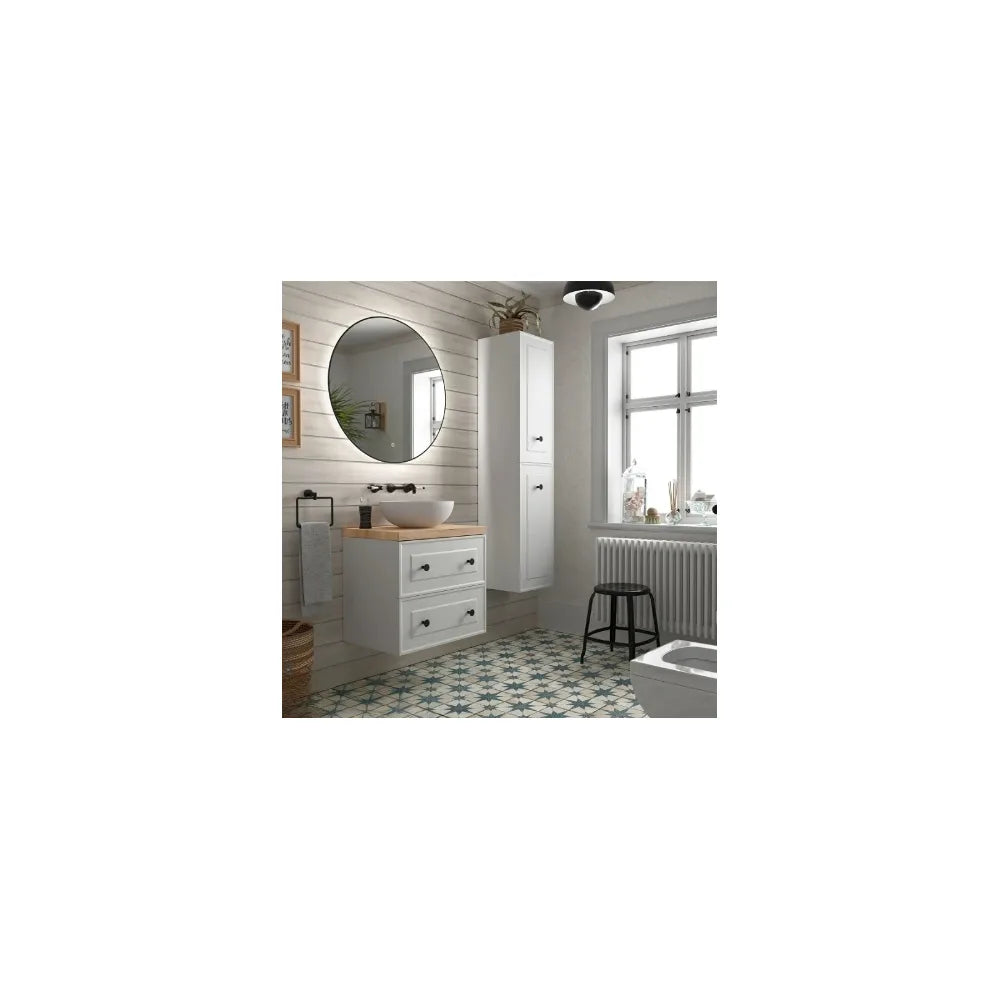 Mueble de Baño 2 Cajones Salgar Renoir 60 cm Blanco - Vista 1