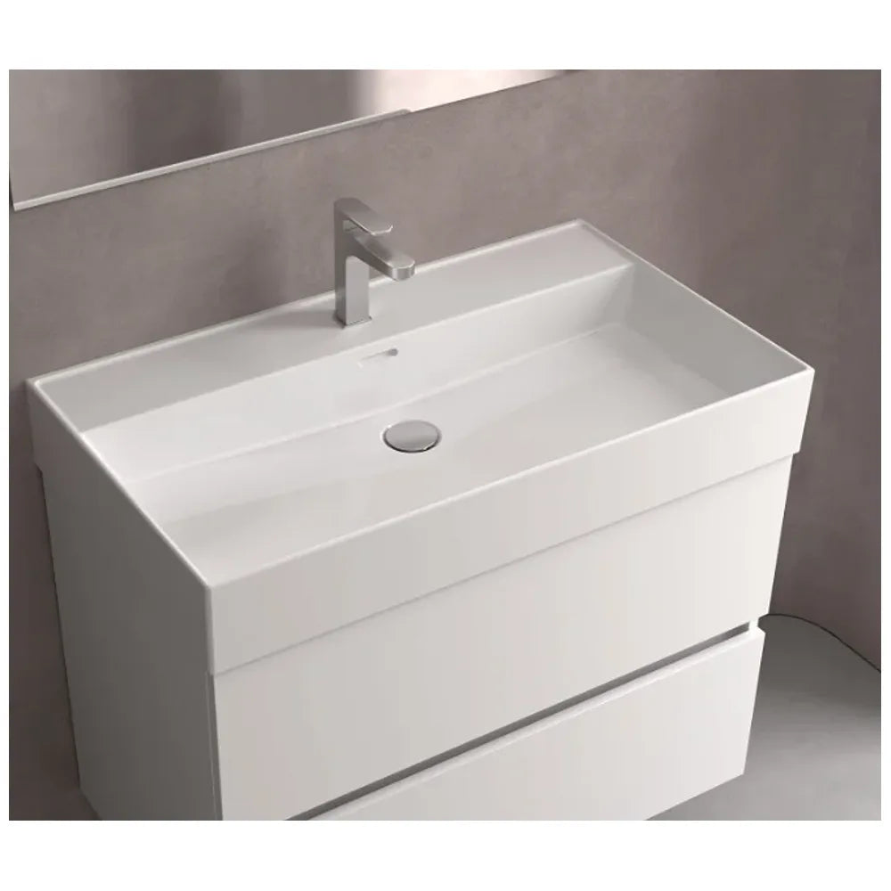 Mueble de Baño 2 Cajones Salgar Renoir 80 cm Azul - Vista 3