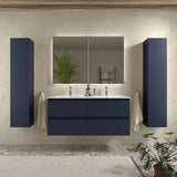 Mueble de Baño con Lavabo Salgar Bequia 120 cm Azul