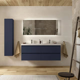 Mueble de Baño con Lavabo Salgar Bequia 140 cm Azul