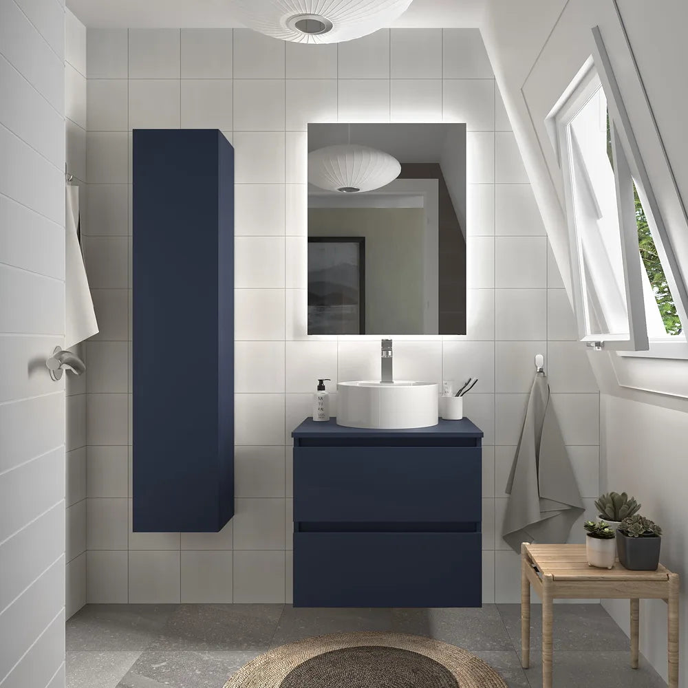 Mueble de Baño con Lavabo Salgar Bequia 70 cm Azul - Vista 1