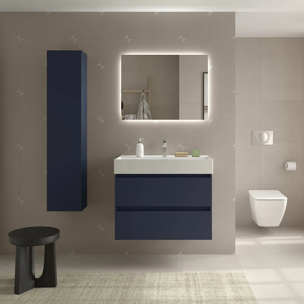 Mueble de Baño Lavabo sobre Encimera Salgar Bequia 100 cm Azul - Vista 1