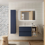 Mueble de Baño con Lavabo Salgar Bequia Plus 100 cm Azul
