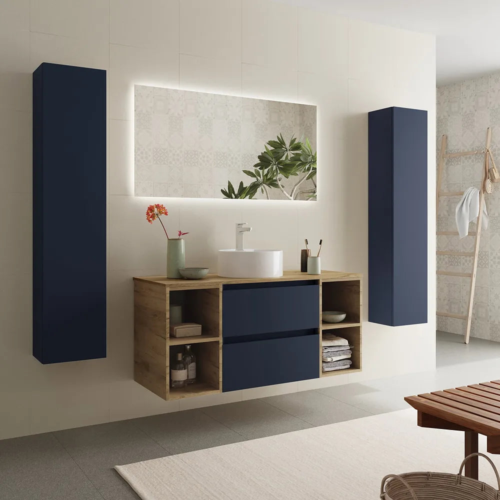 Mueble de Baño Lavabo sobre Encimera Salgar Bequia Plus 120 cm Blanco - Vista 2