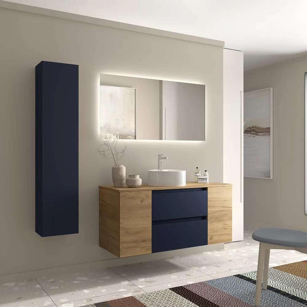Mueble de Baño Lavabo sobre Encimera Salgar Bequia Plus 120 cm Azul - Vista 2