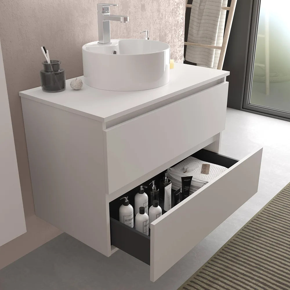 Mueble de Baño 4 Cajones Salgar Bequia Blanco Mate - Vista 2