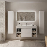 Bathroom Vanity Unit with Basin Salgar Bequia Plus 120 cm Matte White