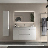 Mueble de Baño con Lavabo Salgar Bequia Plus 120 cm Blanco Mate