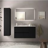 Bathroom Vanity Unit with Basin Salgar Bequia Plus 90 cm Matte Black