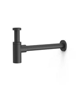 Sifón telescópico de estructura redonda para lavabo acabado negro mate Complementos Tres
