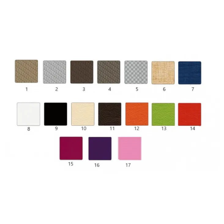 Silla de aluminio con asiento tapizado y acabado con color a eleccion Leka de Aquore 1