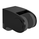 Support de douchette à main résistant et fonctionnel avec une finition noire mate en PVC inclinable pour un ajustement confortable <serie> de Valaz