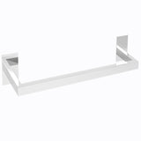 Toallero adhesivo sin taladro cuadrado 37 cm cromado para baño de Valaz
